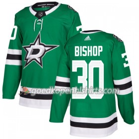 Dallas Stars Jacket Ben Bishop 30 Adidas 2017-2018 Groen Authentic Shirt - Mannen